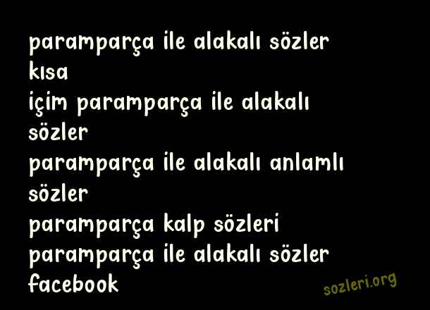 Paramparça