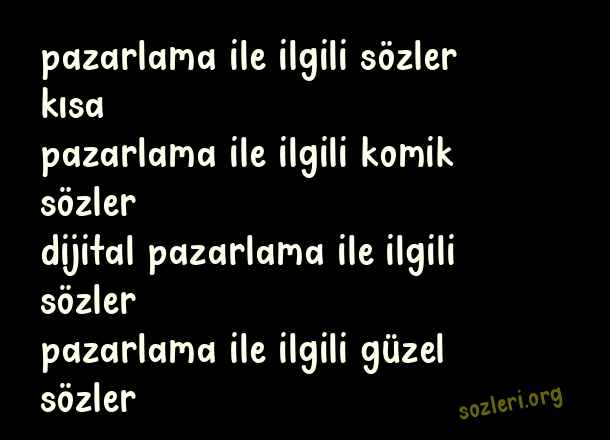 Pazarlama