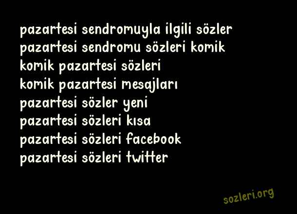Pazartesi Günü