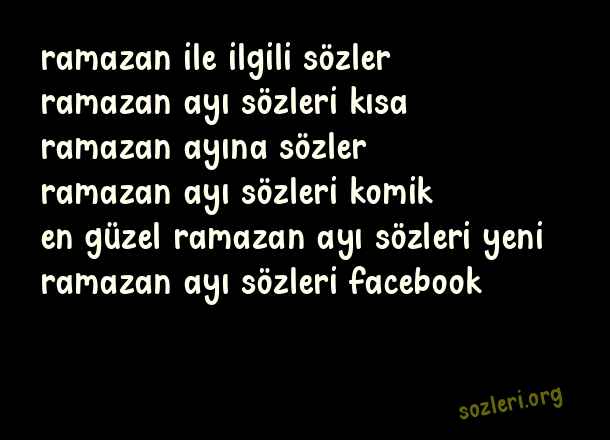 Ramazan Ayı