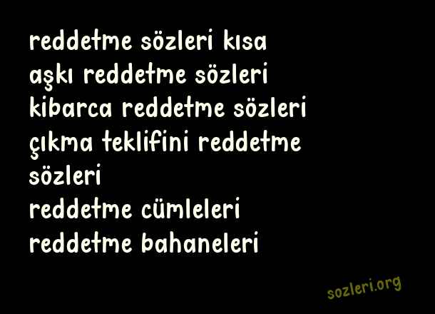 Reddetme