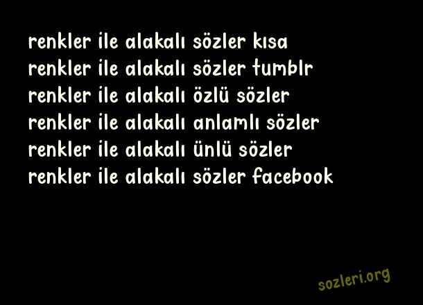 Renkler