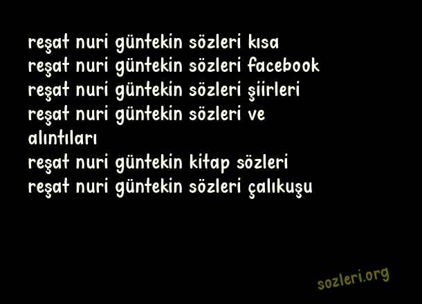 Reşat Nuri Güntekin