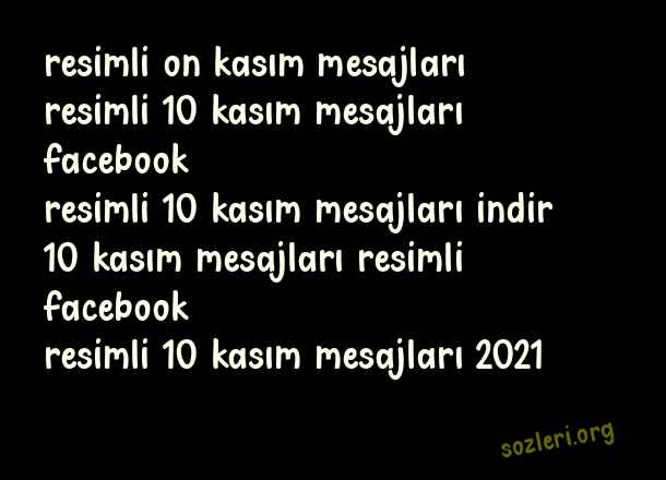 Resimli 10 Kasım