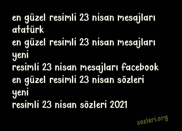 Resimli 23 Nisan