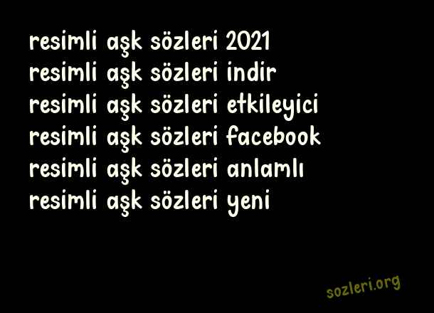 Resimli Aşk