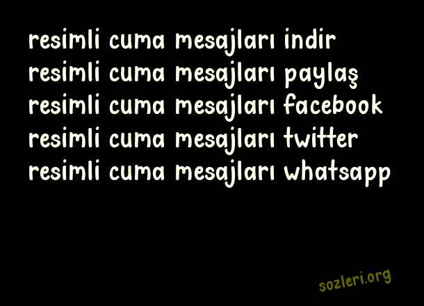 Resimli Cuma
