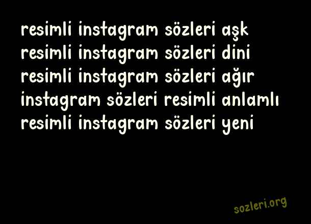 Resimli İnstagram