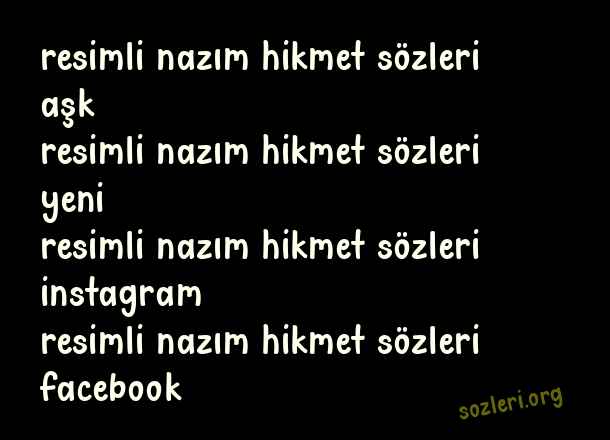 Resimli Nazım Hikmet