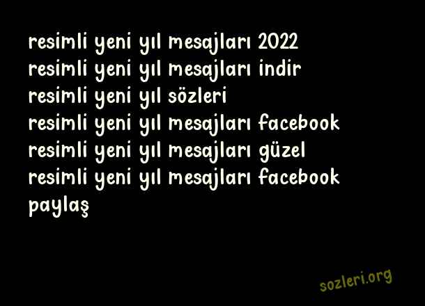 Resimli Yeni Yıl