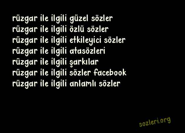 Rüzgar
