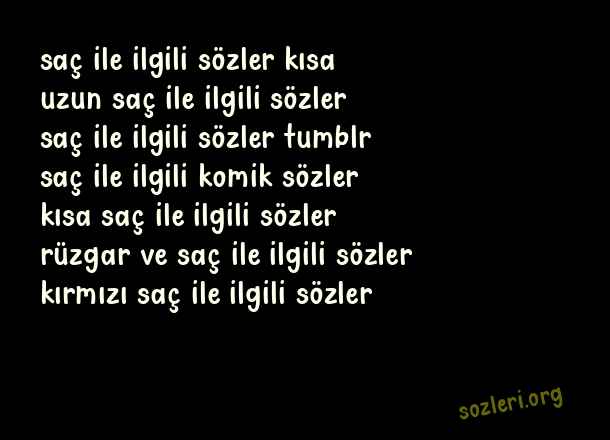 Saç