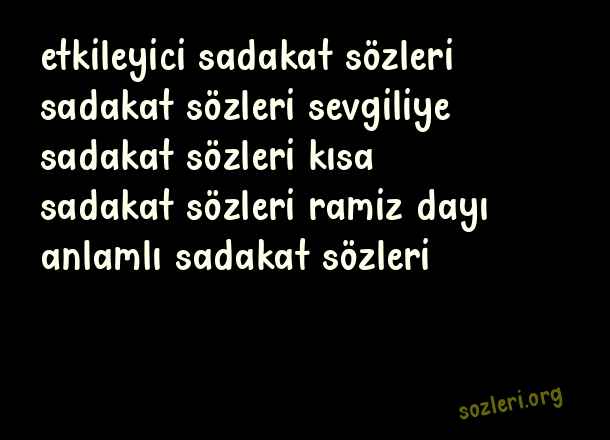 Sadakat