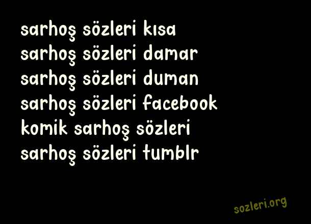 Sarhoş