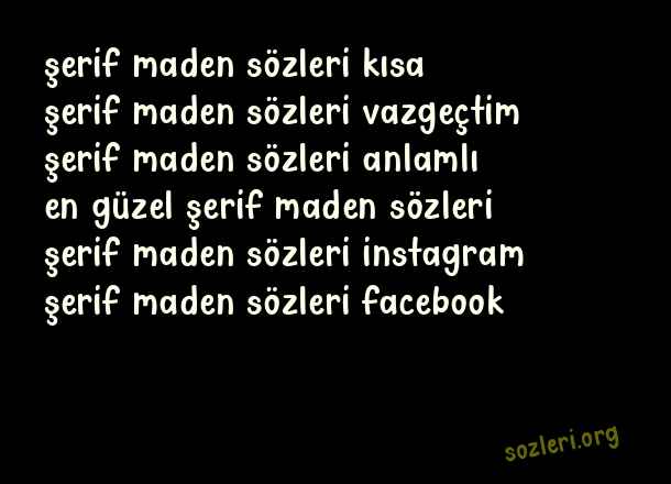 Şerif Maden