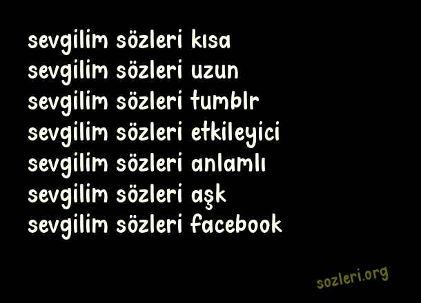Sevgilim