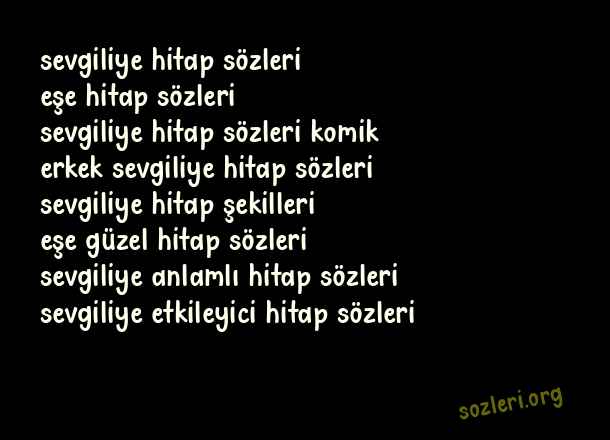 Sevgiliye Hitap