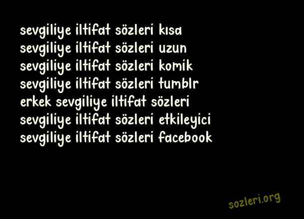 Sevgiliye İltifat