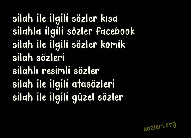 Silah
