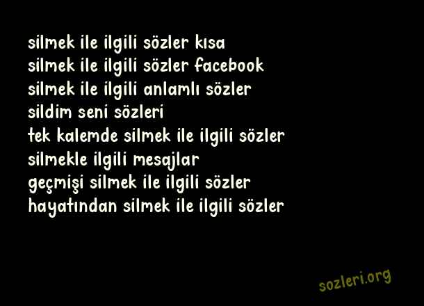 Silmek