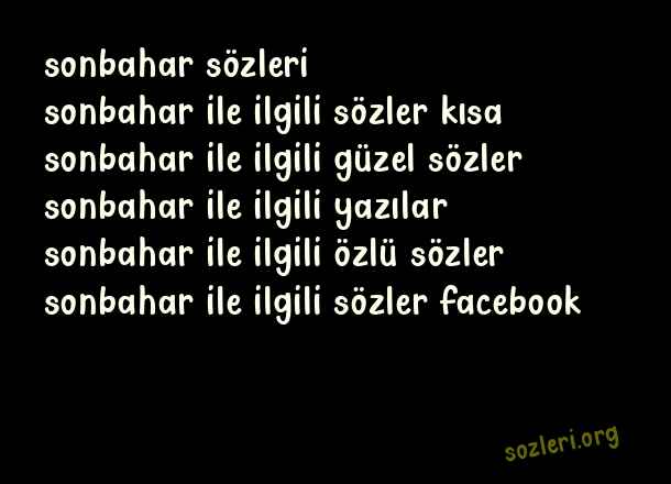 Sonbahar