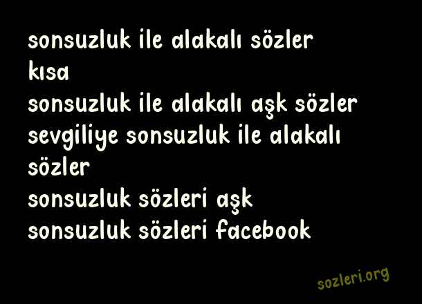 Sonsuzluk