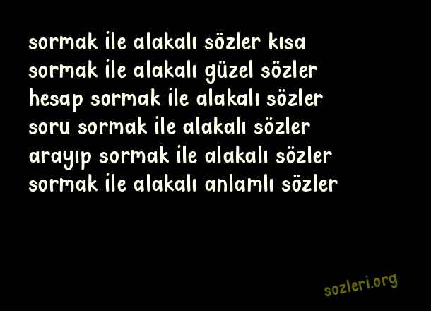 Sormak