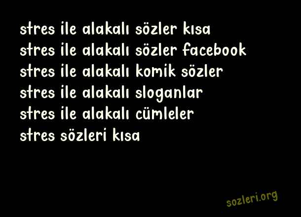 Stres
