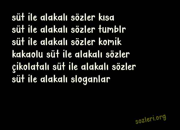Süt