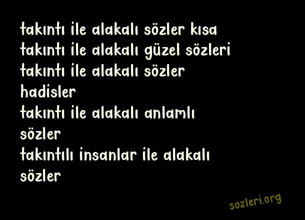 Takıntı