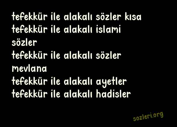 Tefekkür
