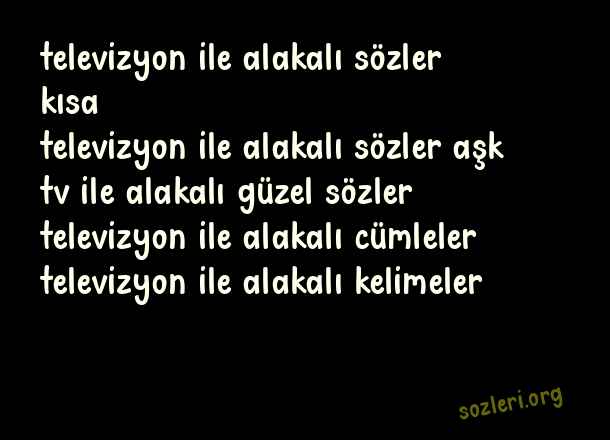 Televizyon