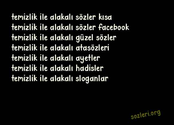Temizlik