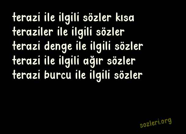 Terazi