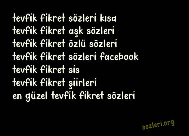 Tevfik Fikret
