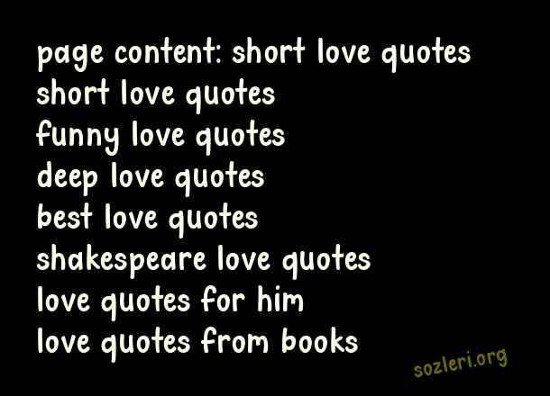 The Most Beautiful Love Words