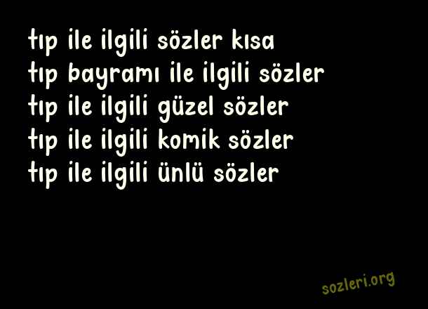 Tıp