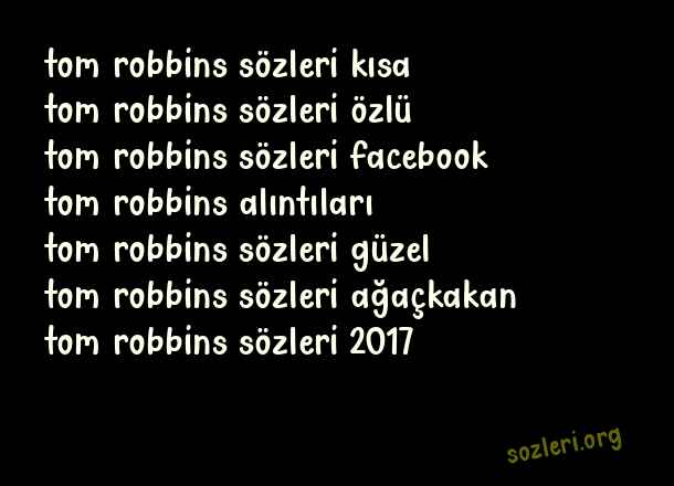 Tom Robbins