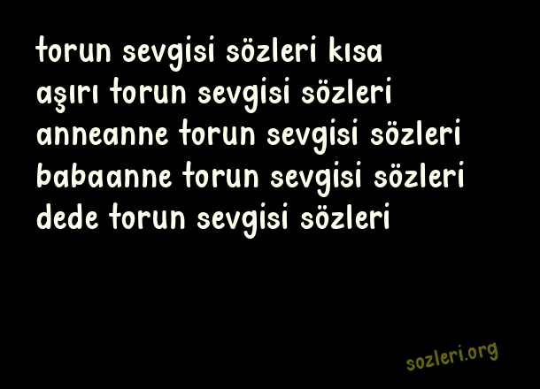 Torun Sevgisi