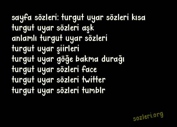 Turgut Uyar