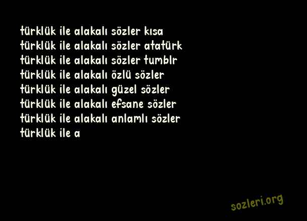 Türklük