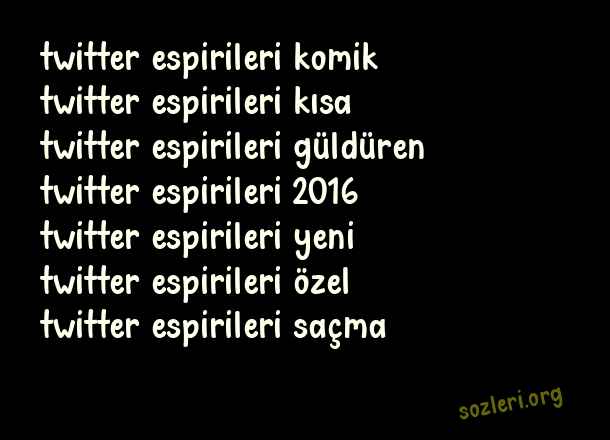 Twitter Espirileri