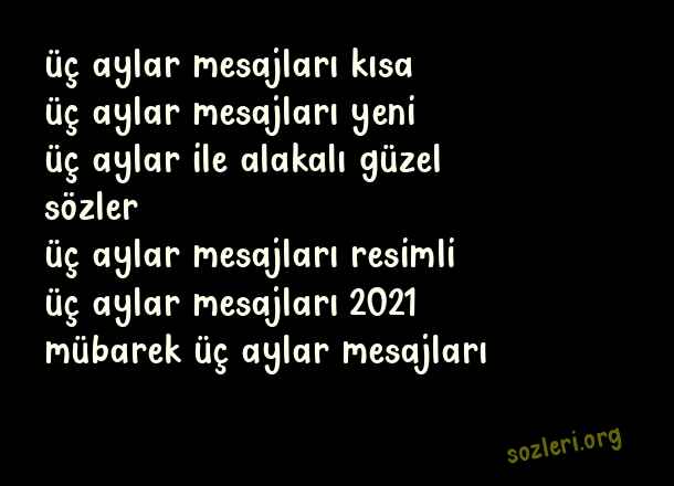 Üç Aylar