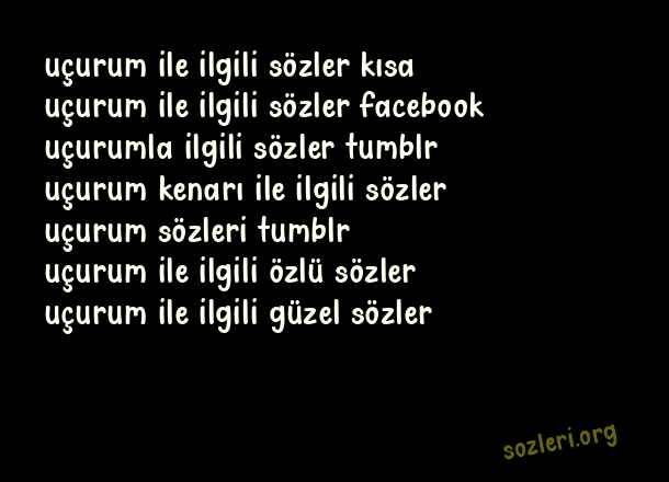 Uçurum