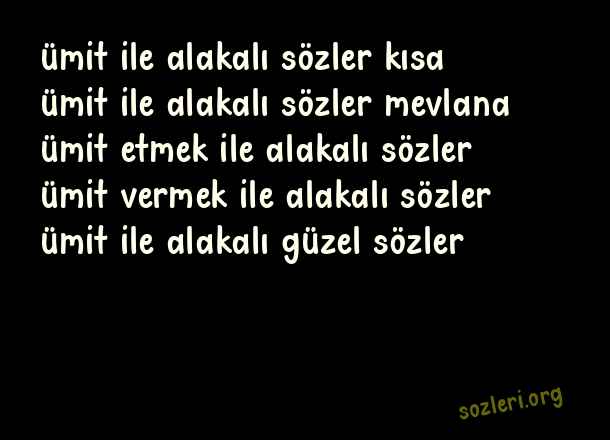 Ümit