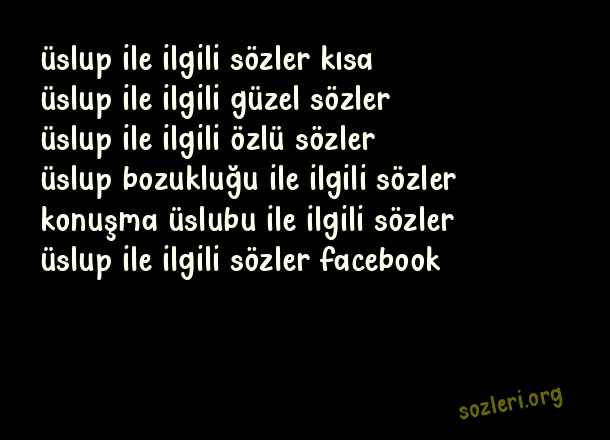 Üslup