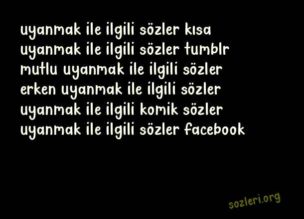 Uyanmak