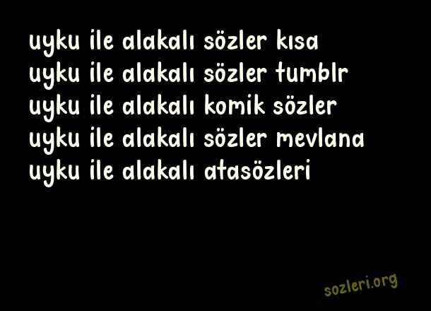 Uyku