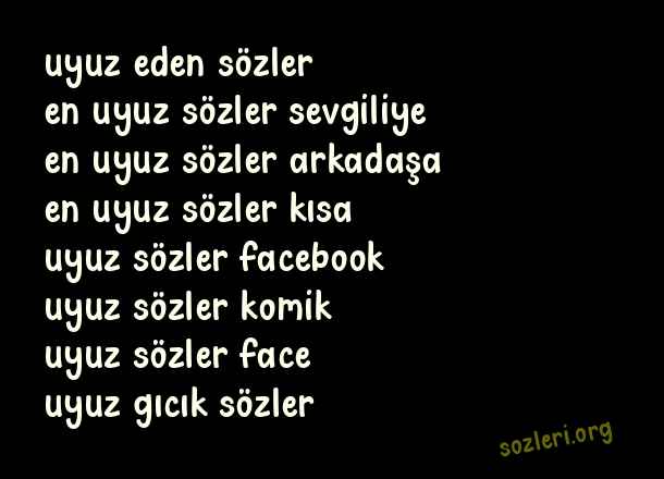 Uyuz Sözler