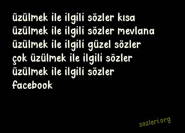 Üzülmek